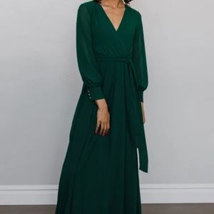 Lydia Hunter Green Maxi Dress